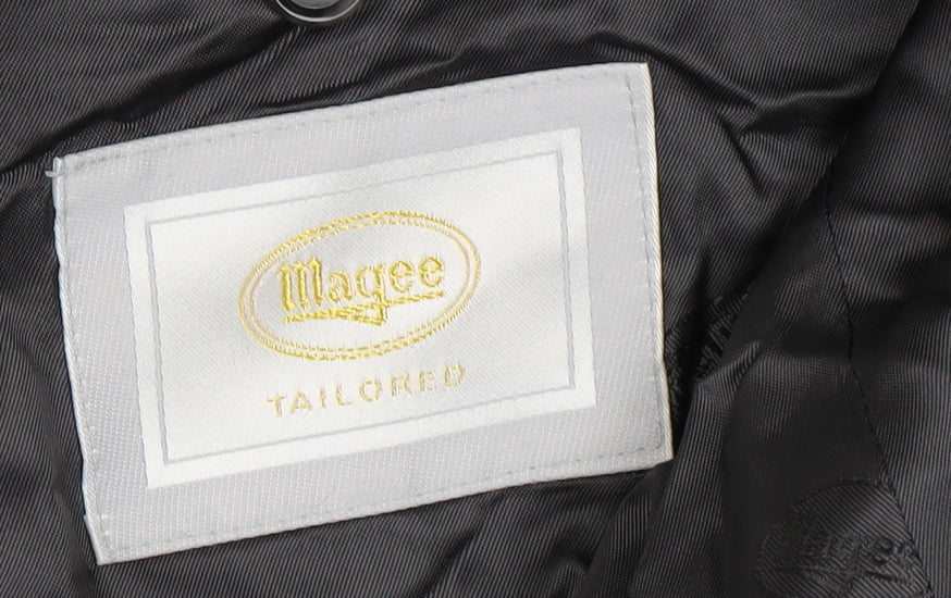 Mens UK Size 46 Magee Regular Black Suit Jacket