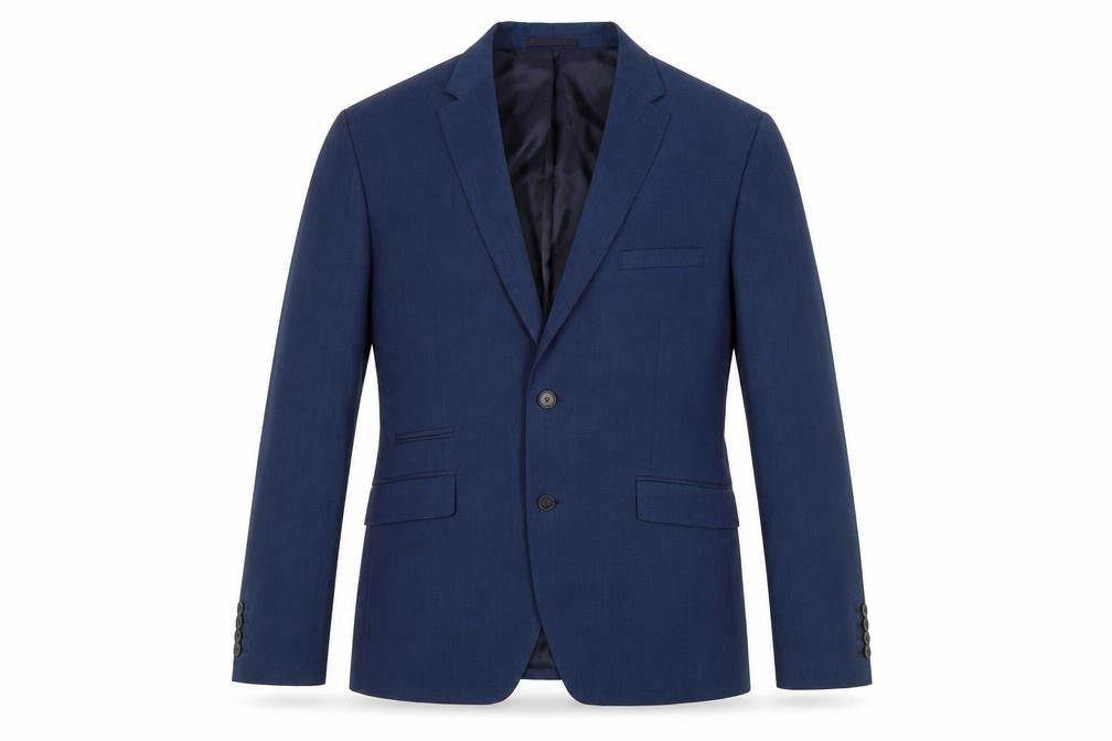 Mens UK Size 42 Burton Regular Blue Suit Jacket