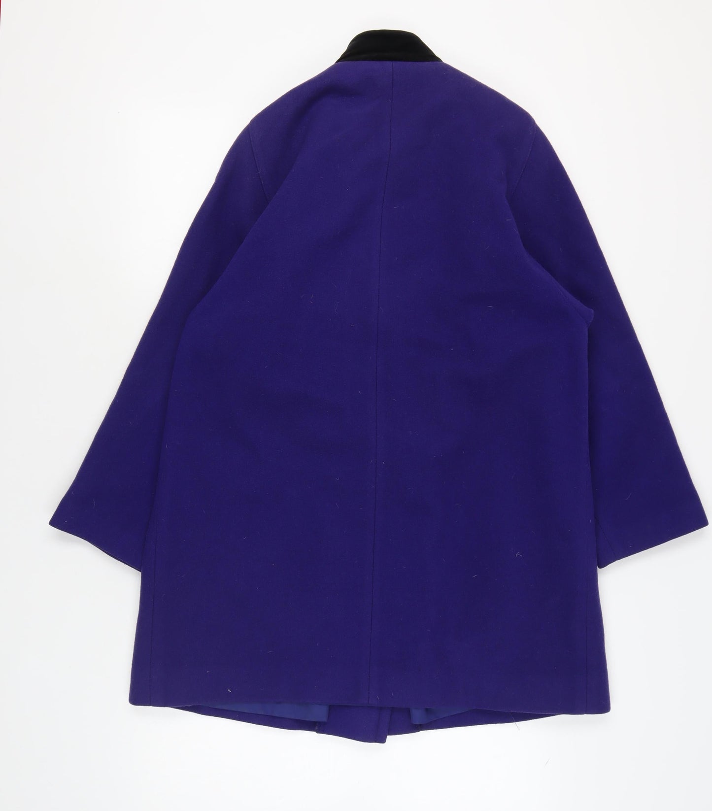 C&A Women's Purple Wool Mid-Length Coat Size 12