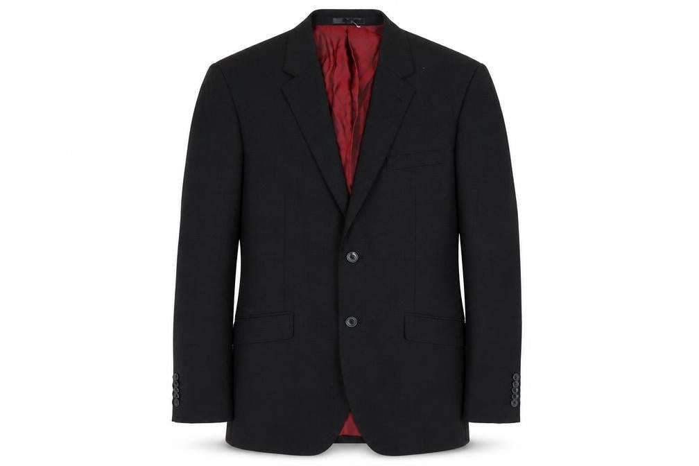 Mens UK Size 40 T.M.Lewin Regular Black Suit Jacket