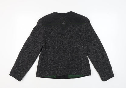 MEICO Women’s Black Size 12 Tweed Blazer, Business Casual