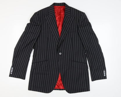 Mens UK Size 40 Marks and Spencer Regular Black Suit Jacket