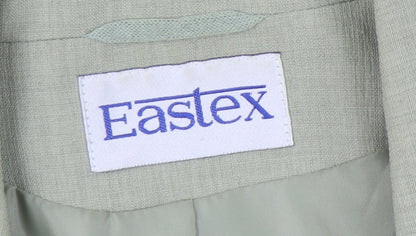 Eastex Women's Green Blazer, Size 14, Lined, Excellent