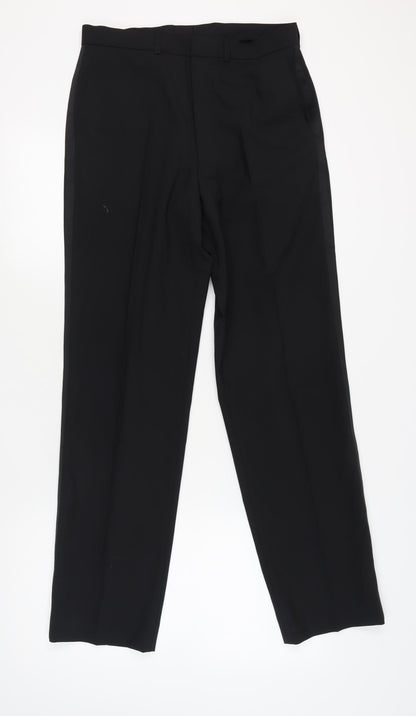 Marks and Spencer Men's Black Dress Pants 32