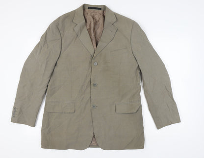 Mens UK Size 42 Marks and Spencer Regular Beige Suit Jacket