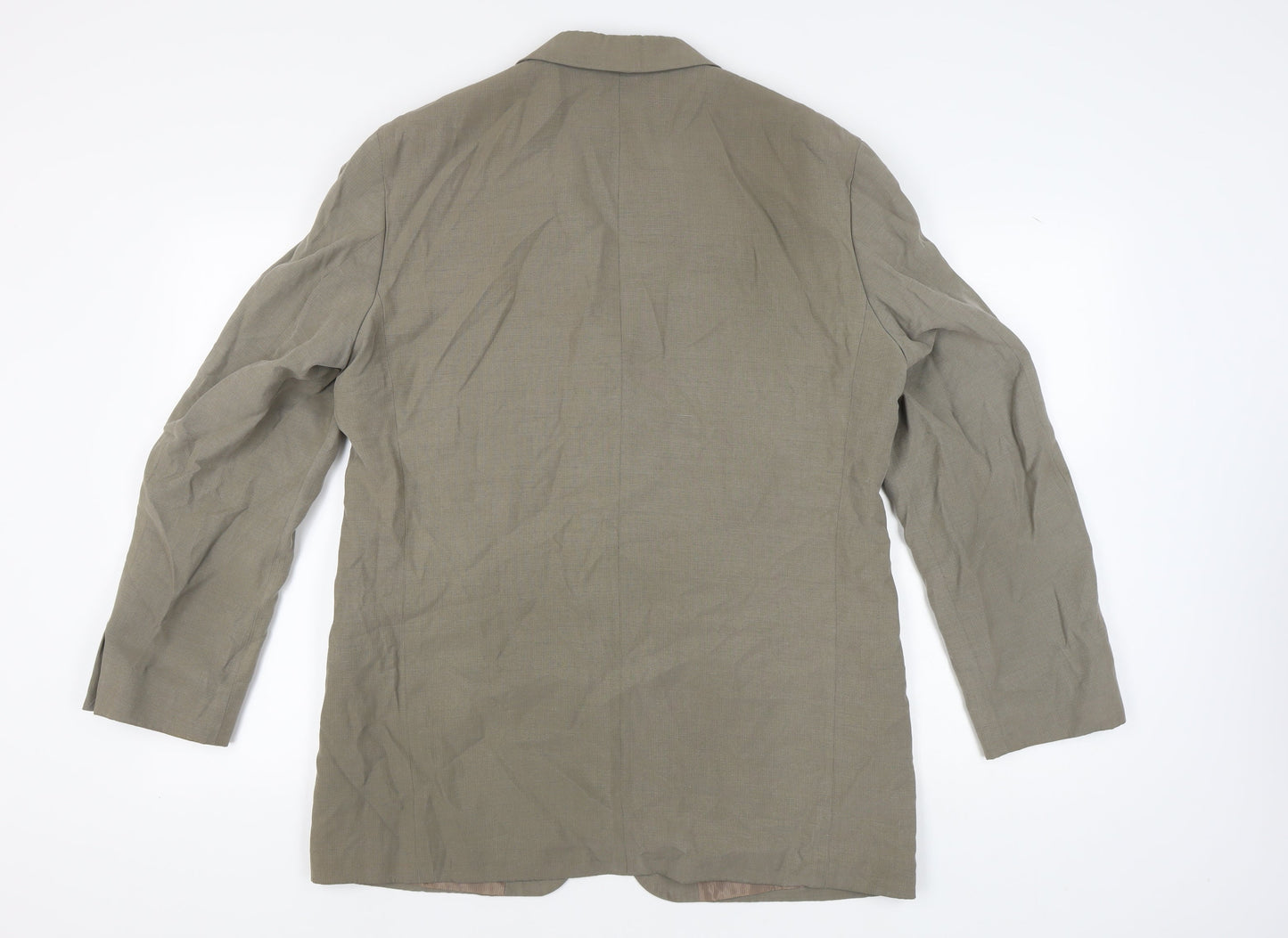 Mens UK Size 42 Marks and Spencer Regular Beige Suit Jacket