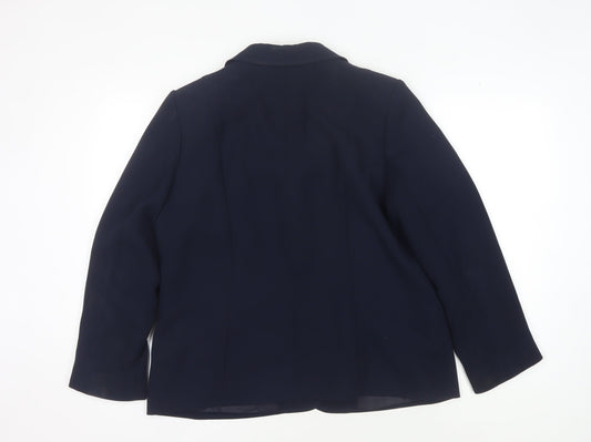 Eastex Women's Blue Blazer Size 14 Classic Business