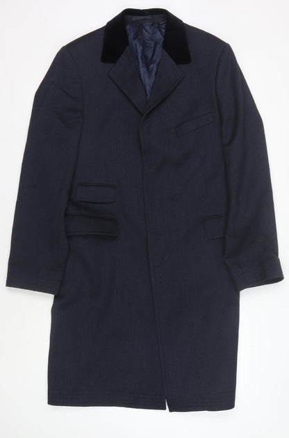 Baron of Piccadilly Men's Blue Blazer 38L Wool