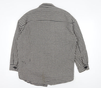 Mens UK Size S Pull&Bear Black Basic Jacket
