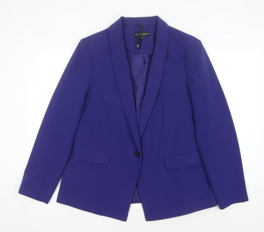 Dorothy Perkins Women's Purple Blazer Size 16 Regular