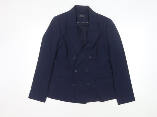 Marks and Spencer Women's Blue Blazer Size 16
