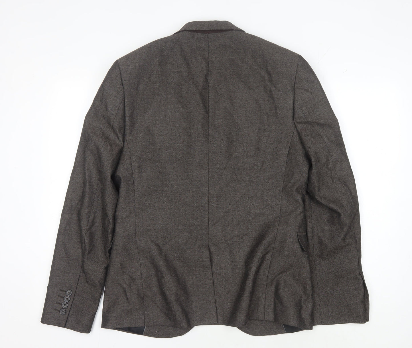 Refectory Men's Brown Wool Blazer, Size 40R, Classic Style