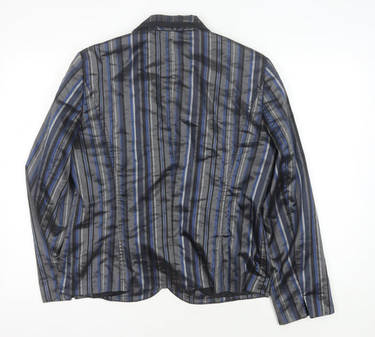 Gerry Weber Women's Multicoloured Size 12 Striped Blazer