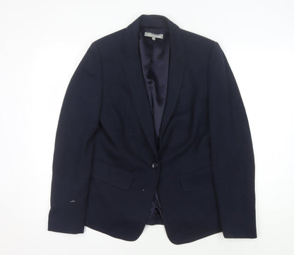 Marks and Spencer Blue Women's Blazer, Size 12, Slim Fit
