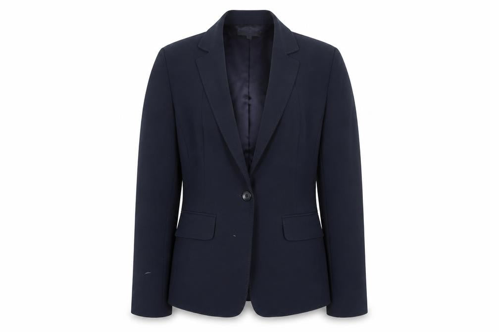 Womens UK Size 12 Marks and Spencer Regular Blue Blazer