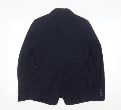 Marks and Spencer Blue Women's Blazer, Size 12, Slim Fit