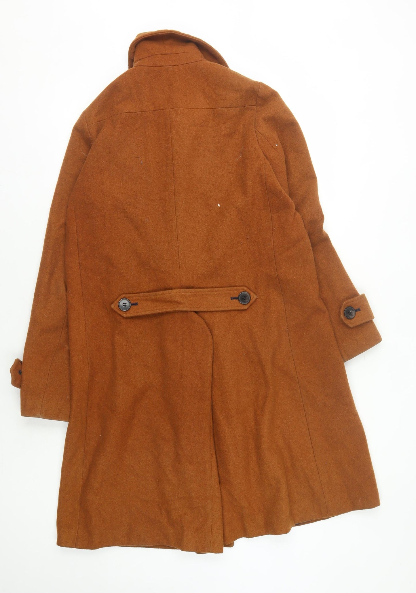 Womens UK Size 8 ASOS Brown Pea Coat