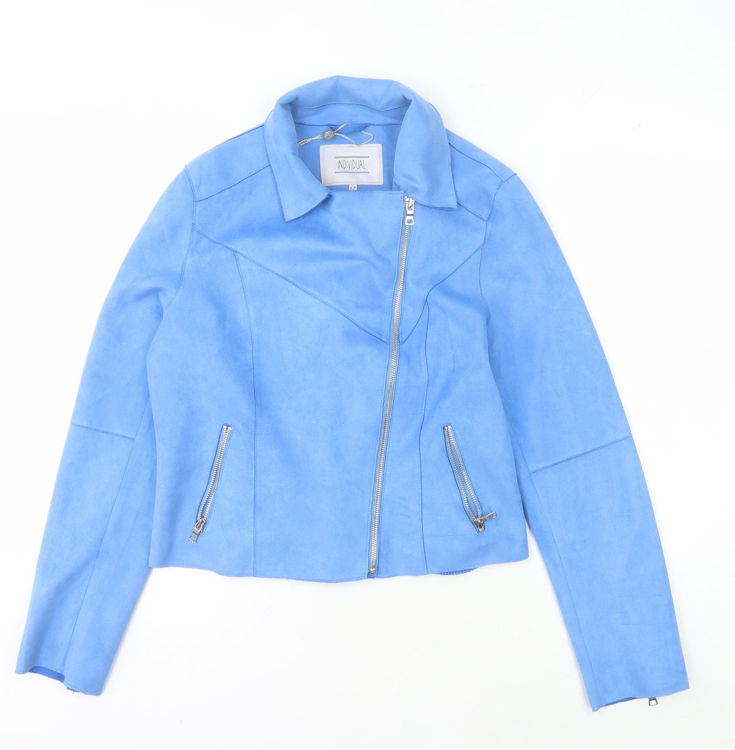 Lakeland Women's Blue Motorcycle Jacket Size 12