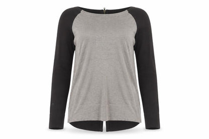 Joan Vass Women's Black Cardigan M with Full Zip