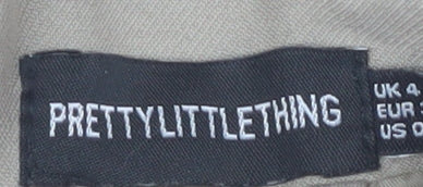 PrettyLittleThing Women’s Beige Blazer Size 4 Regular Fit