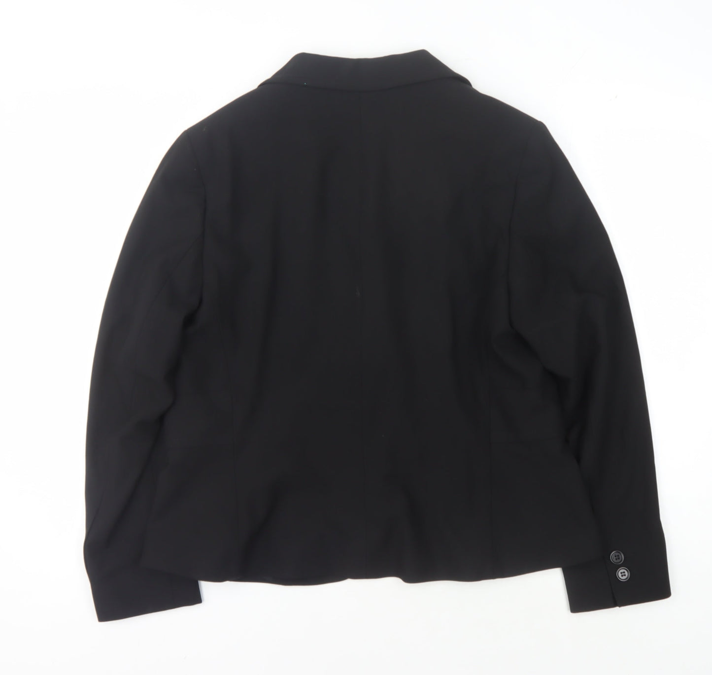 Marks and Spencer Women's Black Blazer, Size 18, Long Sleeve