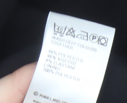 Marks and Spencer Women's Black Blazer, Size 18, Long Sleeve