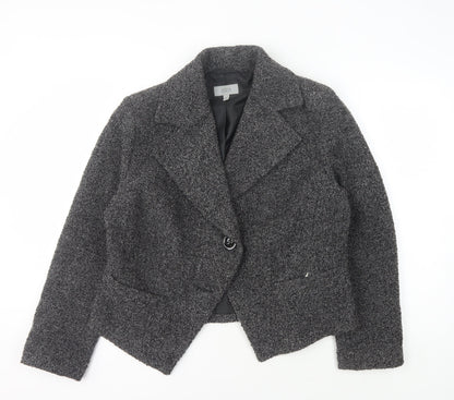 Marks & Spencer Grey Jacket, Women's, Size 16, Button Accent