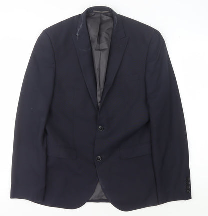 Mens UK Size 38 NEXT Regular Blue Suit Jacket