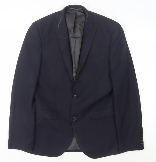 Mens UK Size 38 NEXT Regular Blue Suit Jacket