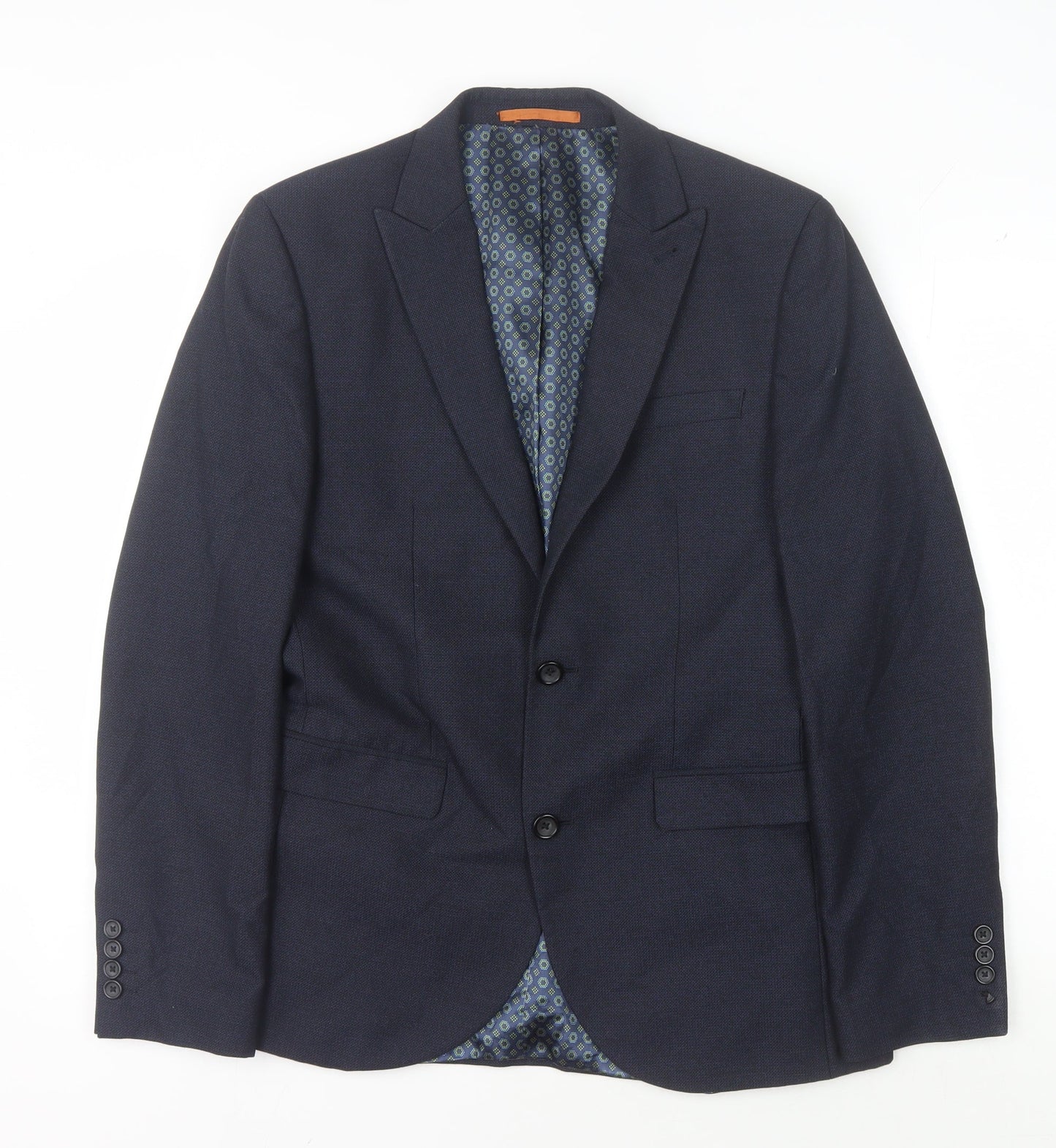 Mens UK Size 38 NEXT Regular Blue Suit Jacket