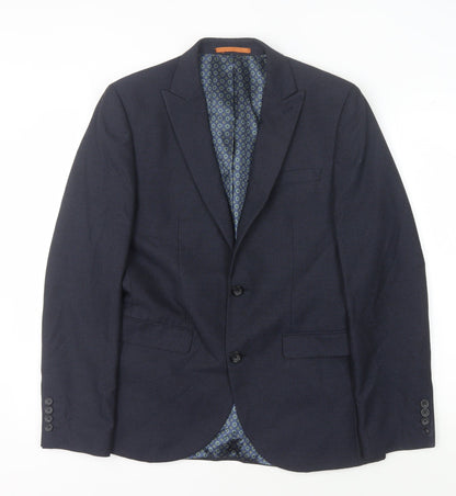 Mens UK Size 38 NEXT Regular Blue Suit Jacket