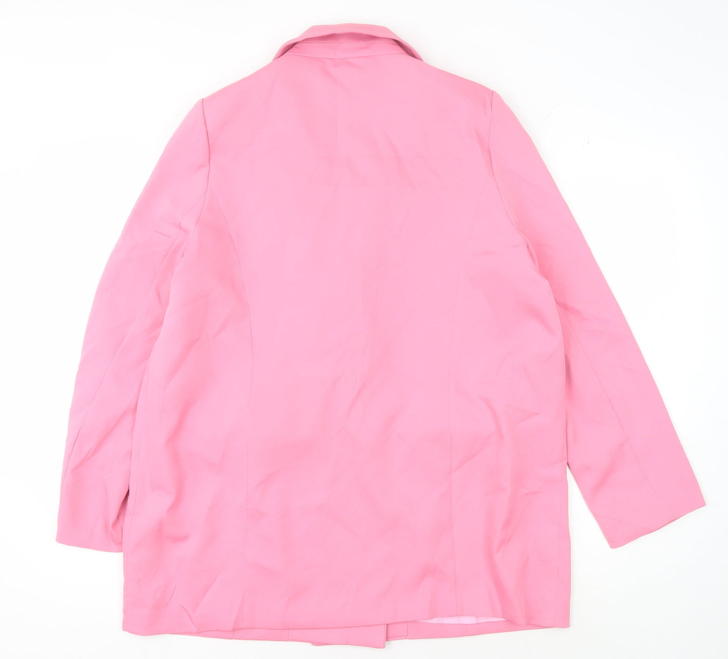 Missguided Women’s Pink Blazer Size 10 Double-Breasted