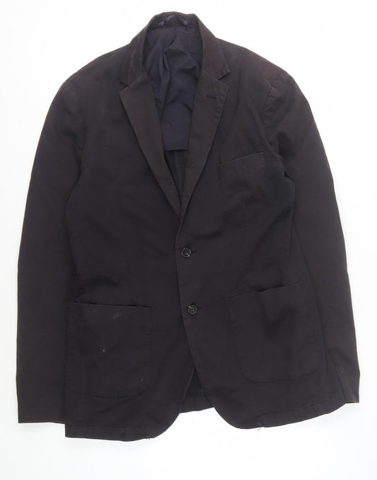 Mens UK Size M French Connection Black Basic Jacket