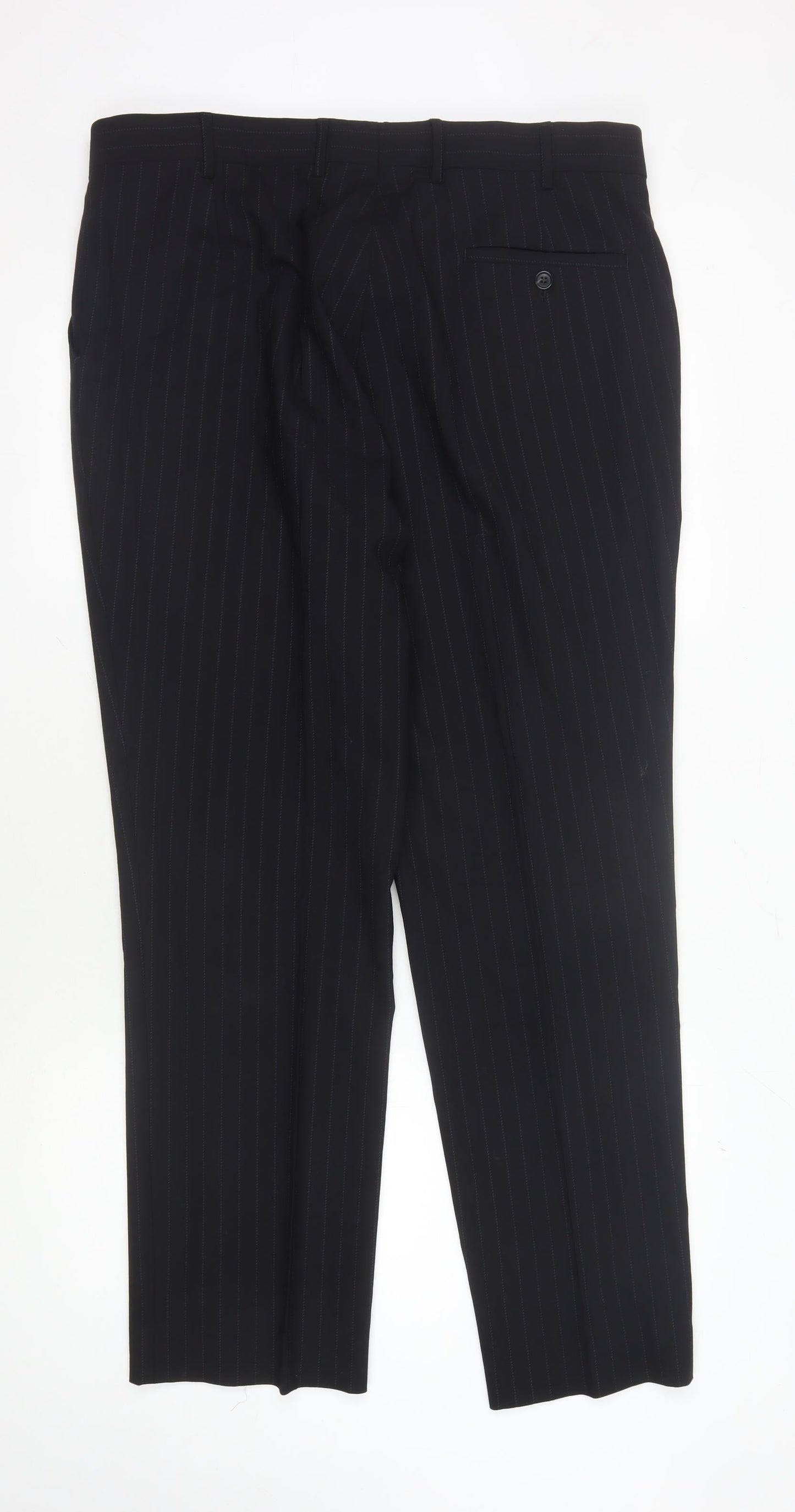 Jeff Banks Men’s Black Formal Trousers, 38 in Waist