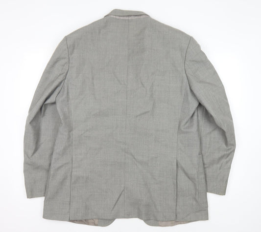 Mens UK Size 44 St Michael Regular Grey Suit Jacket
