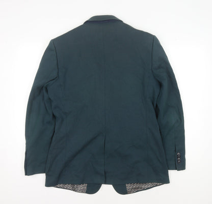 Mens UK Size 40 Marks and Spencer Regular Green Suit Jacket