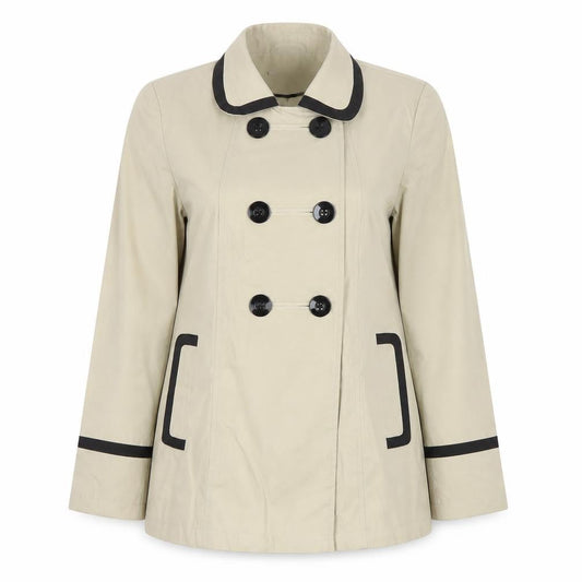 Womens UK Size 12 BHS Beige Pea Coat