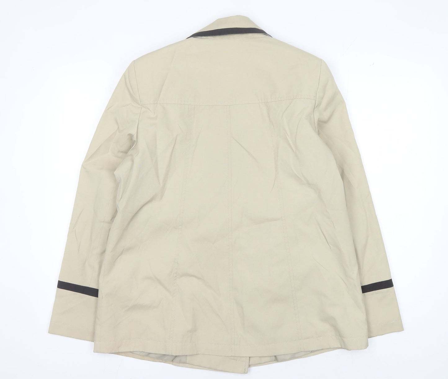 Womens UK Size 12 BHS Beige Pea Coat