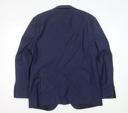 Austin Reed Men's Blue Wool Blazer 42S