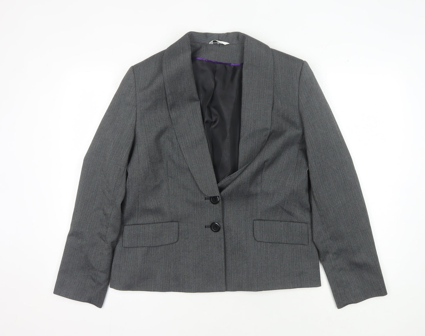 Russ Collection Women's Black Suit Jacket Size 14
