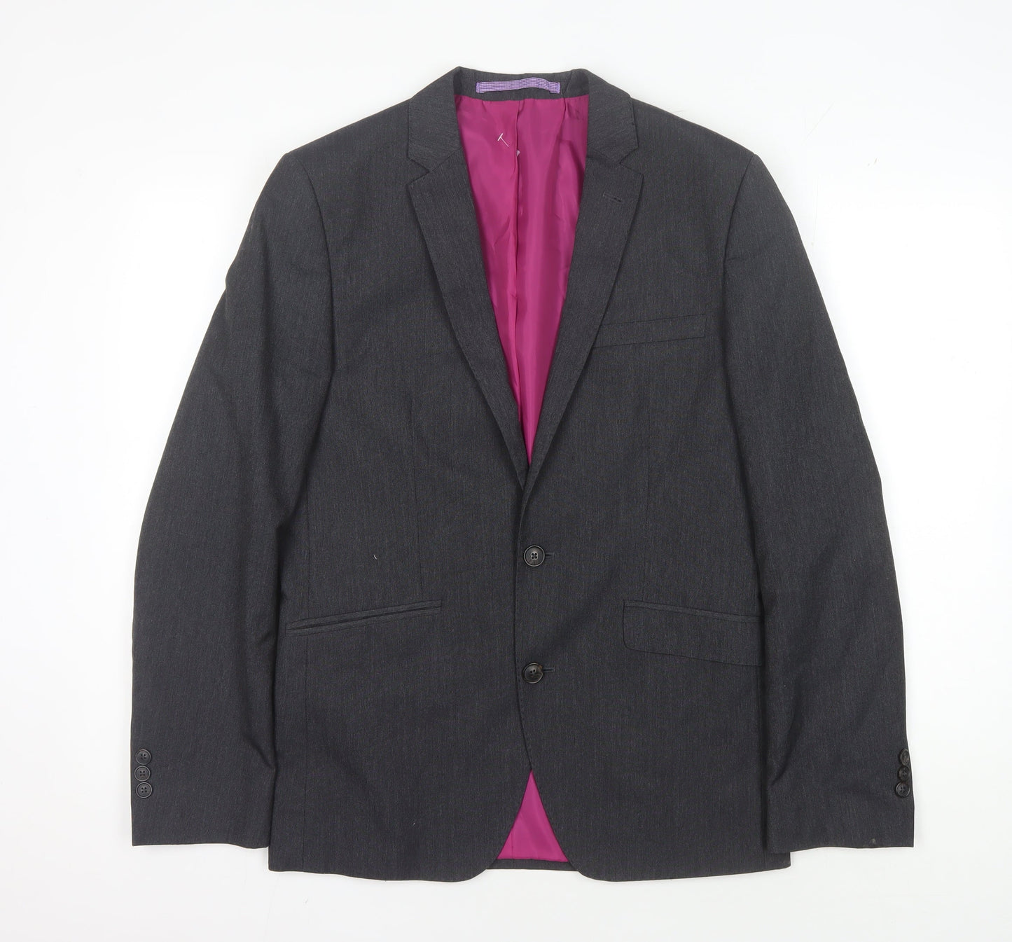 Marks and Spencer Men's Grey 38R Blazer, Formal Jacket