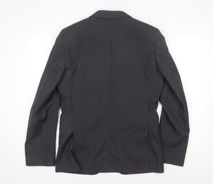 Marks and Spencer Men's Grey 38R Blazer, Formal Jacket