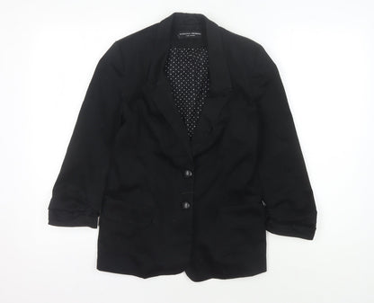Dorothy Perkins Black Blazer, Women, Size 12, Polka Dot
