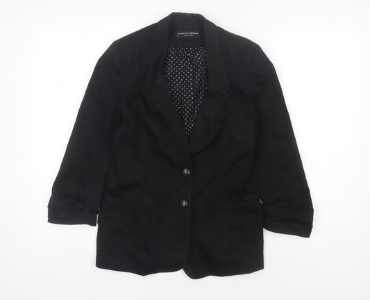 Dorothy Perkins Black Blazer, Women, Size 12, Polka Dot