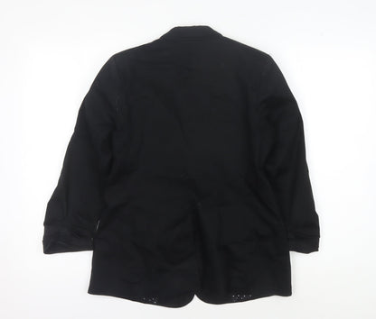 Dorothy Perkins Black Blazer, Women, Size 12, Polka Dot