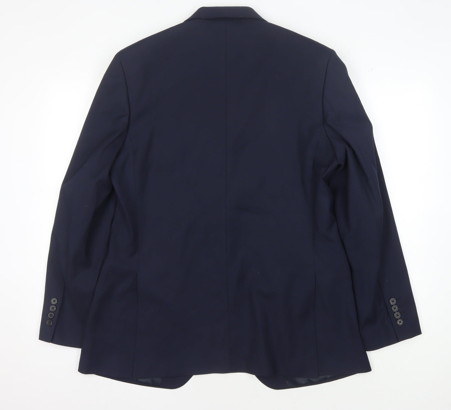 Mens UK Size 42 Marks and Spencer Regular Blue Suit Jacket