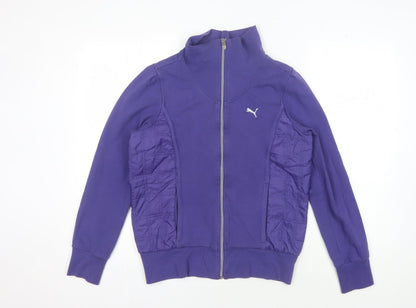 Puma Women's Purple Track Jacket Size 14 Full Zip