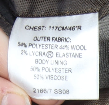 Mens UK Size 46 Greenwoods Regular Brown Suit Jacket