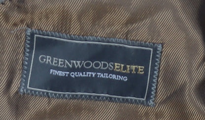 Mens UK Size 46 Greenwoods Regular Brown Suit Jacket