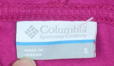 Columbia Women's Pink Pullover Hoodie, Size S, Fleece
